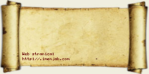 Žanka Tulkić vizit kartica